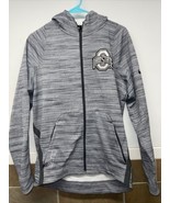 Men&#39;s NWOT NIKE ELITE Therma Fit OHIO STATE Zip Hoodie GRAY Oreo w/Swoos... - £82.59 GBP