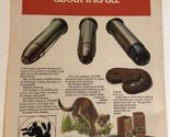 Vintage Omark Bullets Print Ad 1975 Pa5 - $5.93