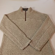 True Grit Men's Beige/Tan 1/4 Zip Pullover Sweater Jacket Size Medium Chest 43" image 10