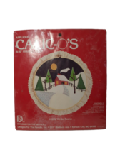 Applique Calic-o&#39;s Quilt, Winter Scene Vintage Picture Kit with Hoop - $6.11