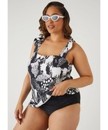 NWT RAISINS Curve Plus Size 20W Tankini 2PC Set Swimsuit underwire top & bottoms - $59.39