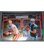 2010 Topps Chrome - GRIDIRON LINEAGE - JOE MONTANA - JIMMY CLAUSEN  - $95.19 MXN