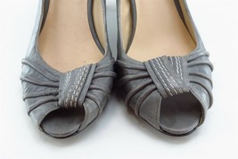 Modern Vintage Women Sz 37 M Gray Pump Leather Shoes - £15.53 GBP