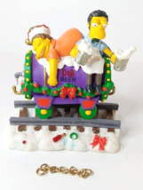 The Simpsons Christmas Express at Moes Moe &amp; Barney Hamilton Figurine - £15.56 GBP
