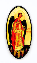Spille Dipinte A Mano Russe Di Santi Religiosi_Brooch_07 - $11.91