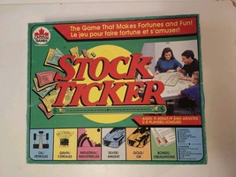 Stock Ticker Board Game Canada Games Complete Bilingual E/F - $35.84