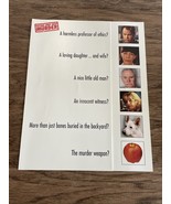 Getting Away With Murder Original Press Kit Sheet Video Store Promo KG JD - $205.74 MXN
