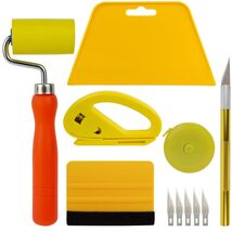 All-in-One Wallpaper Tools Set with Safety Vinyl Cutter &amp; Replacement Bl... - $24.70