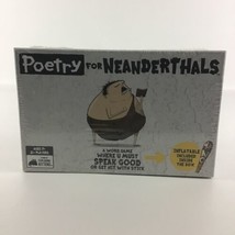 Poetry For Neanderthals Word Card Party Game Inflatable Stick New Sealed - £22.06 GBP