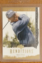 2003 Upper Deck Renditions Golf Trading Card #7 Justin Leonard Gold 11/250 - £3.91 GBP