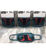 3ea Kids Disney Star Wars Boba Fett Fabric Face Masks-New-Ages 4 &amp; Up-SH... - £7.80 GBP