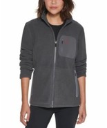 MSRP $49 Bass Outdoor Women&#39;s Highline Trail Full Zip Fleece Jacket Gray... - $44.68 CAD