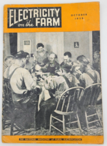 October 1939 Electricity On The Farm Magazine Country Living Homestead - £7.66 GBP