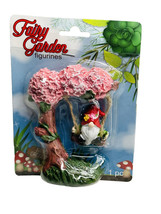 Fairy Garden Gnome Ceramic Figurines Fairy Crossing 1pc - $12.75