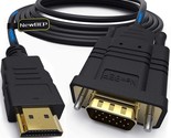 Hdmi To Vga Adapter Cable, 6Ft/1.8M Gold-Plated 1080P Male Active Video ... - $18.99