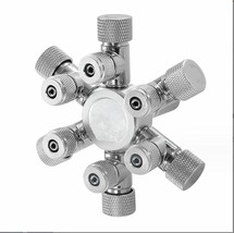 Bestparts 6 Way Co2 Splitter Distributor Valve, Multi Ways Co2 Pass Spli... - $32.99