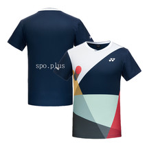 YONEX 23FW Men&#39;s Badminton T-Shirts Apparel Clothing Sports Dark Navy 233TS029M - £50.84 GBP