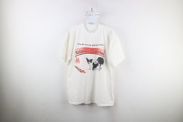 Vtg 90s Mens XL Spell Out SPCA of Texas Lakewood Love Run Dog Puppy T-Shirt USA - £31.61 GBP