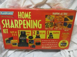 Plasplugs Ultrasharp HomeE Sharpening Kit w/tools, knives,drillbits &amp; VC... - £118.50 GBP
