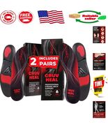 2 Pairs Heavy-Duty Plantar Fasciitis Insoles for 220+ lbs - Arch Support... - $1,990.79 MXN