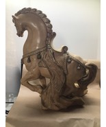 Mid-Century Modern Trojan Horse Statue Universal Statuary 1958 Hollywood... - $54.45