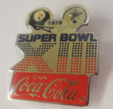 Coca-Cola Super Bowl Xiii 1979 Pittsburgh Steelers Vs Dallas Cowboys Lapel Pin - £5.82 GBP