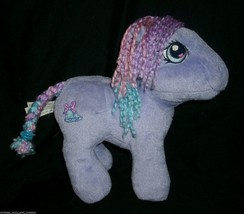 10" My Little Pony Tink A Tink A Too Purple Stuffed Animal Plush Toy 2003 Hasbro - $14.25
