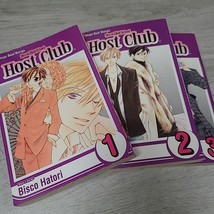 Ouran High School Host Club Manga Volume 1-3 Shojo Beat English Bisco Hatori - £10.22 GBP
