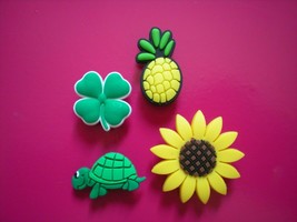 Shoe Charm Sun Flower Pin Plug Button Hole Accessories WristBand Comp/ With Croc - £7.96 GBP