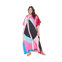 Gypsie Blu Kimono Maxi Style Dress Beach Summer Casual Long Caftan Polyester Eve - £28.32 GBP