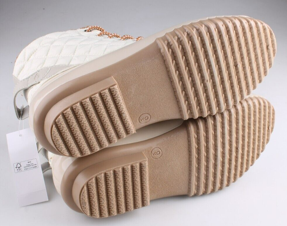 Sporto Andie Damen Isoliert Wasserdicht Und Abweisende Ente Stiefel Ivory 11 Neu Item image 6