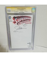 CGC 9.8 Signature Series Superman Unchained triple signed jim lee snyder... - £325.62 GBP