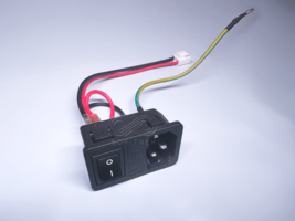 R-3014S RICH BAY AC Power Inlet Socket with Fuse Holder &amp; Switch 10A 250V - $8.00