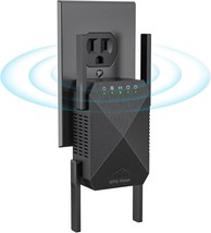 WiFi Extender 2024 Fastest WiFi Booster 1200Mbps Dual Band 5GHz 2.4GHz Extenders - £64.51 GBP