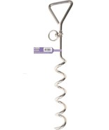 Steel TIE OUT Spiral PET STAKE &amp; Anchor screw in DOG TETHER 16&quot; SecureLi... - $38.12 CAD