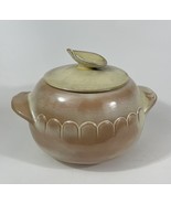 Vintage Frankoma Covered Bean Pot With Lid Casserole Dish Prairie Green ... - $33.83 CAD