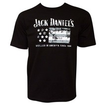 Jack Daniel&#39;s Distilled In America 1866 Men&#39;s T-Shirt Black - £27.92 GBP+