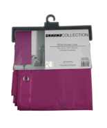 PEVA Shower Curtain Liner  PVC Free Magnetized Bottom Purple - $184.50 MXN