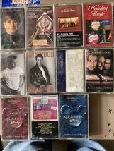 Lot 11 cassettes Mixed artists,Elton John, Christmas,Eagles,Movies PET RESCUE - £4.37 GBP