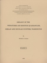 Geology of the Wenatchee and Monitor Quadrangles, Chelan and Douglas Counties,.. - £19.72 GBP