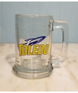 University Of Toledo Rockets Beer Mug UT Clear Glass Toledo, Ohio NCAA MAC - £9.73 GBP