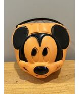 DISNEY Mickey Mouse Halloween Pumpkin Trick or Treat Candy Bucket/Pail~B... - $734.85 MXN