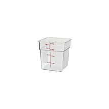 Cambro 4SFSCW135 4 qt Polycarbonate Food Storage Container-Camwear CamSq... - £33.72 GBP