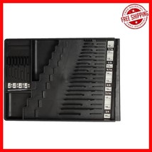 Black Wrench Organizer - Portable 28 Compartment Tool Storage Solution - $40.58