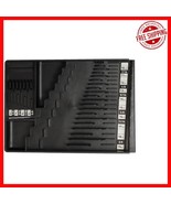 Black Wrench Organizer - Portable 28 Compartment Tool Storage Solution - $750.10 MXN