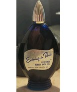 Evening In Paris By Bourjois Bubble Bath Oil 2.0 FL. OZ Cobalt Blue Bottle - $76.24 CAD