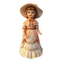 Vintage 1982 Enesco The Victorians Musical Girl Figurine E8826 7.5in Tall - £9.48 GBP