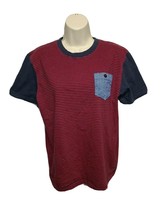 Staple Pigeon Womens Medium Red Stripped TShirt - $334.55 MXN