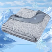 Degrees Of Comfort Cooling Blanket, Summer Cooling Blankets For Hot, Grey - £45.56 GBP