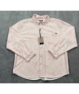 Chubbies Men&#39;s Button Up The Thigh-Napple Flannel OVERSHIRT Medium Prepp... - $34.99